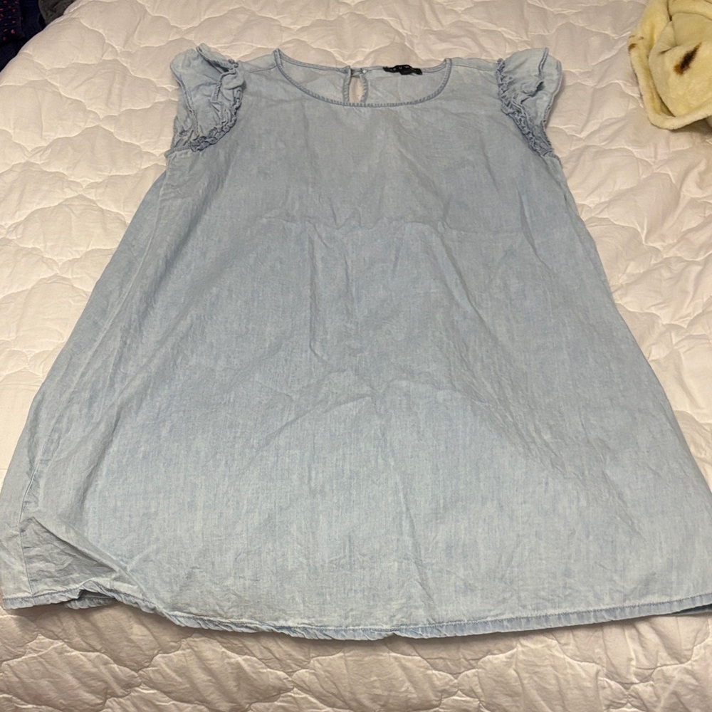 As U Wish Sky Blue Mini Dress